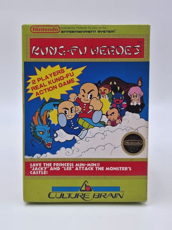 Kung-Fu Heroes — Nintendo NES / FC US