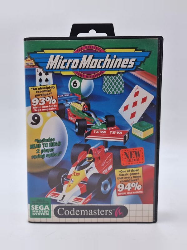 Micro Machines — SEGA Master System PAL
