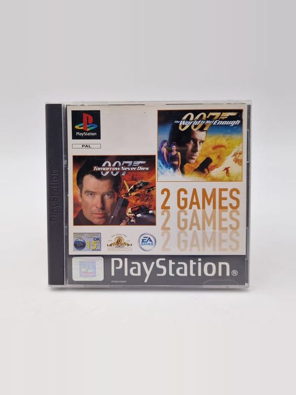 2 Games: Tomorrow Never Dies / The World Is Not Enough — Sony PS1 PAL