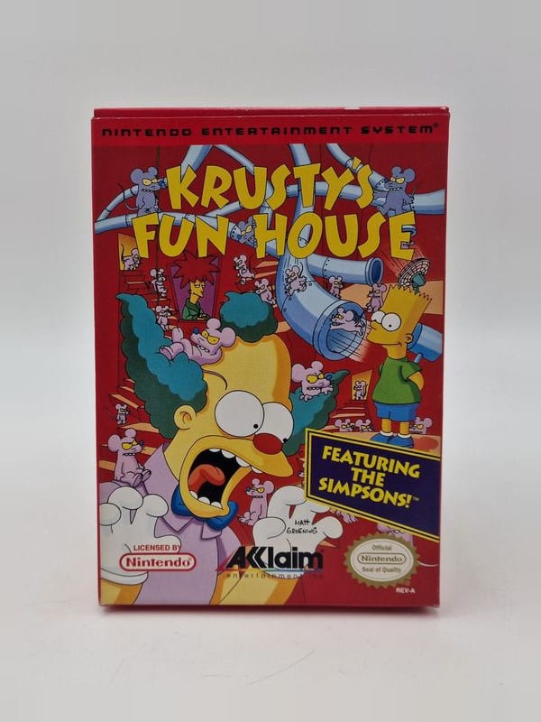 Krusty's Fun House — Nintendo NES / FC US
