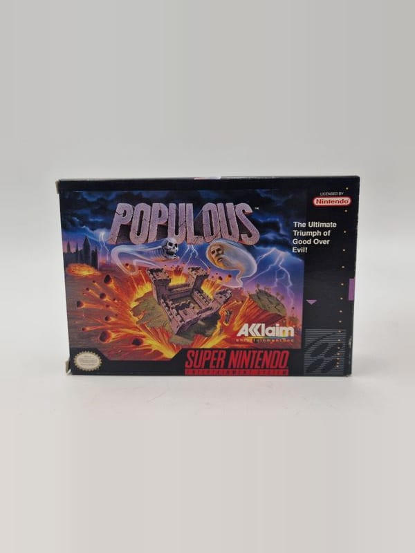 Populous — Nintendo SNES US