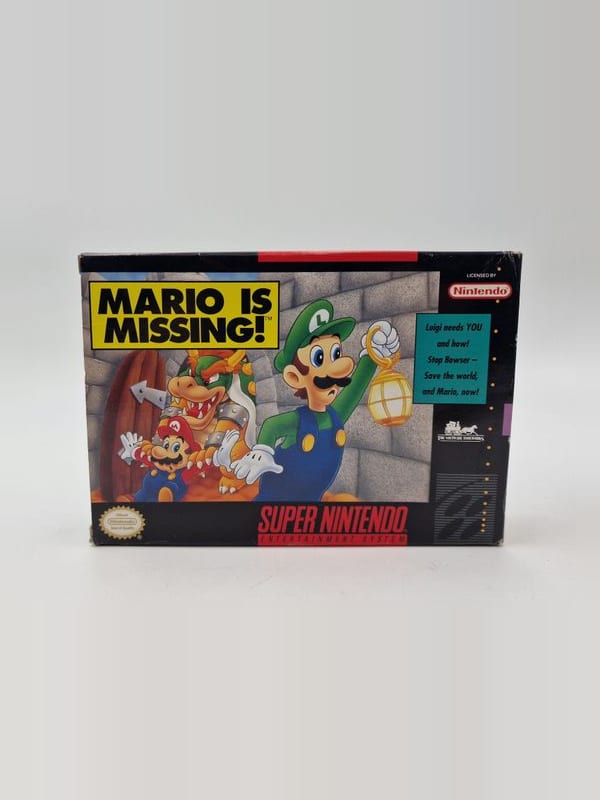 Mario is Missing! — Nintendo SNES US