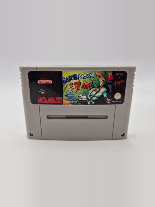 Earthworm Jim — Nintendo SNES PAL