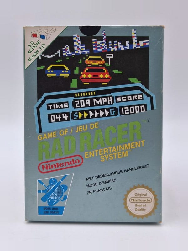 Rad Racer — Nintendo NES / FC PAL