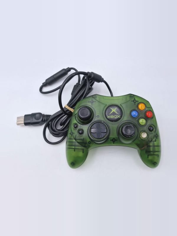 Manette XBOX Green Clear Crystal Halo Edition — Console / Accessoire PAL