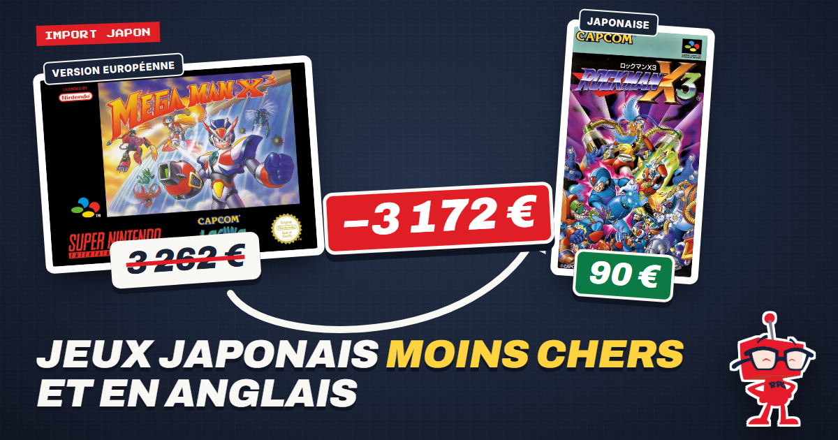 Jeux japonais moins chers et en anglais : la liste