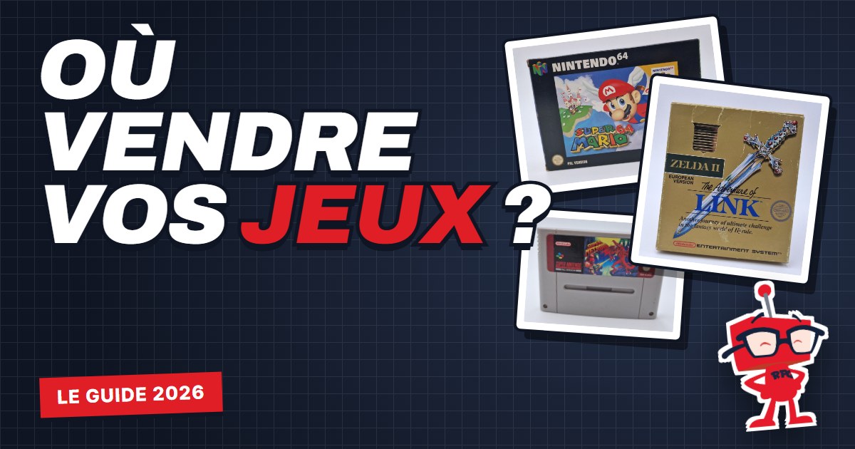 Où vendre ses jeux vidéo au meilleur prix (rétro ou récents) ?