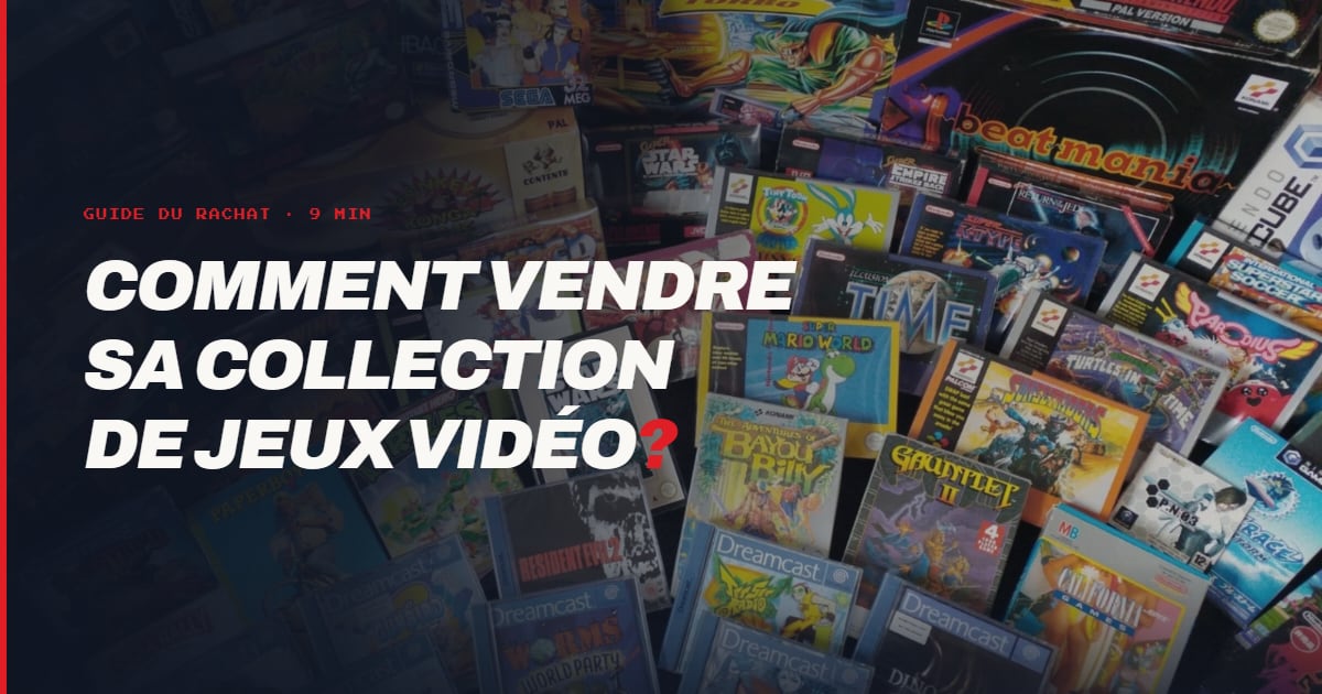 Vendre sa collection de jeux vidéo : les trois options